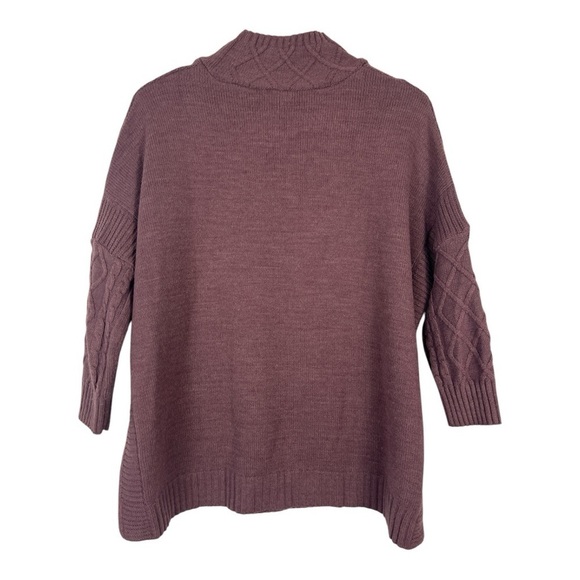 MerSea One Size Lisbon Traveler Sweater in Eggplant - Picture 3 of 11